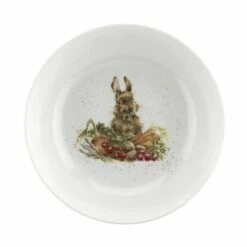 Wrendale Designs Salad Bowl Rabbit - Handcrafted Ceramic Serveware for Stylish Dining
