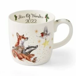 Wrendale Designs Large Mug Star Of Wonder - Premium Ceramic Christmas Mug