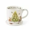 Wrendale Designs Oh Christmas Tree Mug and Coaster Set | Festive Drinkware -HARTS OF STUR Sales WNRC3943XG Wrendale Designs Oh Christmas Tree Mix