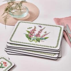 Portmeirion Botanic Garden Placemats Set Of 6 - Elegant Table Mats for Dining -HARTS OF STUR Sales X0010568013 Botanic Garden by Portmeirion Placemats Set of 6 2