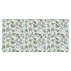 Portmeirion Botanic Garden Chintz Placemats Set Of 6 - Elegant Table Mats for Dining