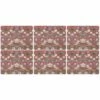 Morris & Co Strawberry Thief Red Placemats Set of 6 | Premium Table Mats for Dining | Stylish Tableware -HARTS OF STUR Sales X0010568718V Morris And Co Set of Six Strawberry Thief Red Placemats