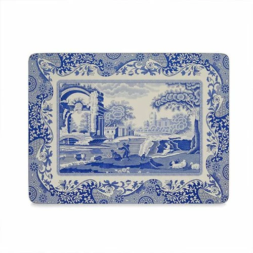 Spode Blue Italian Set of 4 Placemats - Elegant Tableware for Stylish Dining 3 Spode Blue Italian Set of 4 Placemats - Elegant Tableware for Stylish Dining