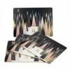 Sara Miller Frosted Pines Collection Set of 4 Large Placemats - Elegant Tableware for Festive Dining -HARTS OF STUR Sales X0010649114 Sara Miller Frosted Pines Collection Set of Large Placemats