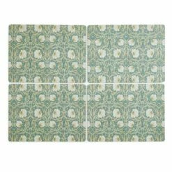 Morris & Co Pimpernel Private Set of 4 Large Placemats - Stylish Tableware for Dining