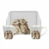 Wrendale Designs Owl Mug & Tray Set - Elegant Drinkware for Tea & Coffee Lovers 1 Wrendale Designs Owl Mug & Tray Set - Elegant Drinkware for Tea & Coffee Lovers -HARTS OF STUR Sales X0011658893 Wrendale Mug and Tray Set Owl