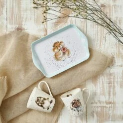 Wrendale Designs 'Diet Starts Tomorrow' Mug & Tray Set - Humorous Drinkware Gift