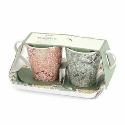 Morris & Co. Mug & Tray Set - Stylish Drinkware for Tea & Coffee Lovers -HARTS OF STUR Sales X0011659175 Morris And Co Mug And Tray Set 2