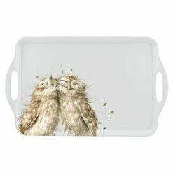 Wrendale Designs Owl Large Handled Tray | Elegant Tableware for Home Decor