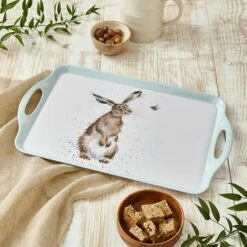 Wrendale Designs Bee Large Handled Tray | Elegant Tableware for Home Decor -HARTS OF STUR Sales X0019519141 Wrendale Designs Bee Large Handled Tray 1
