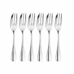 Arthur Price Classic Baguette Set Of 6 Pastry Forks - Elegant Stainless Steel Cutlery