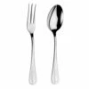 Arthur Price Classic Baguette Serving Spoon & Fork Set - Elegant Cutlery for Dining -HARTS OF STUR Sales ZBAS0552 AP Classic Baguette Serving Spoon Fork Set