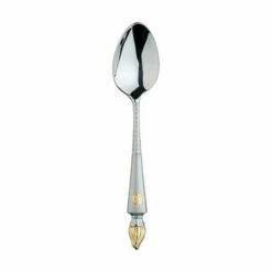Clive Christian Empire Flame Dessert Spoon - Luxury Cutlery for Fine Dining