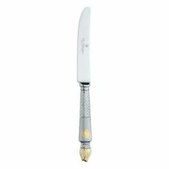 Clive Christian Empire Flame Dessert Knife - Luxury Cutlery for Fine Dining