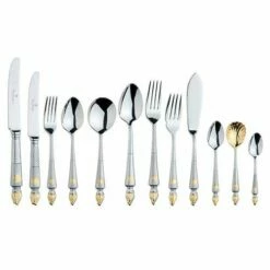 Clive Christian Empire Flame 85 Piece Luxury Cutlery Suite | Premium Dining Set