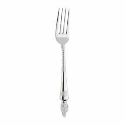 Clive Christian Empire Flame All Silver Table Fork - Luxury Cutlery for Fine Dining
