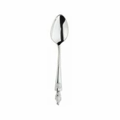 Clive Christian Empire Flame All Silver Teaspoon - Luxury Cutlery for Elegant Dining