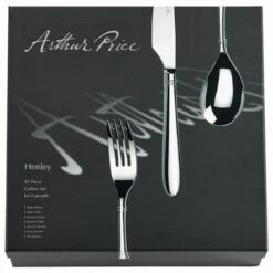 Arthur Price Signature Henley 42-Piece Cutlery Box Set with FREE 6 Tea Spoons | Premium Stainless Steel Cutlery 8 Arthur Price Signature Henley 42-Piece Cutlery Box Set with FREE 6 Tea Spoons | Premium Stainless Steel Cutlery -HARTS OF STUR Sales ZHEN4201 Arthur Price Signature Henley 42 Piece Set New 1