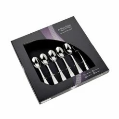 Arthur Price Classic Rattail Set of 6 Teaspoons - Premium Stainless Steel Cutlery