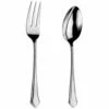 Arthur Price Classic Dubarry Serving Spoon & Fork Set - Premium Stainless Steel Cutlery -HARTS OF STUR Sales ZUIS0552 AP Dubarry Serving Spoon And Fork