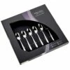 Arthur Price Contemporary Willow Set of 6 Coffee Spoons - Elegant Stainless Steel Cutlery